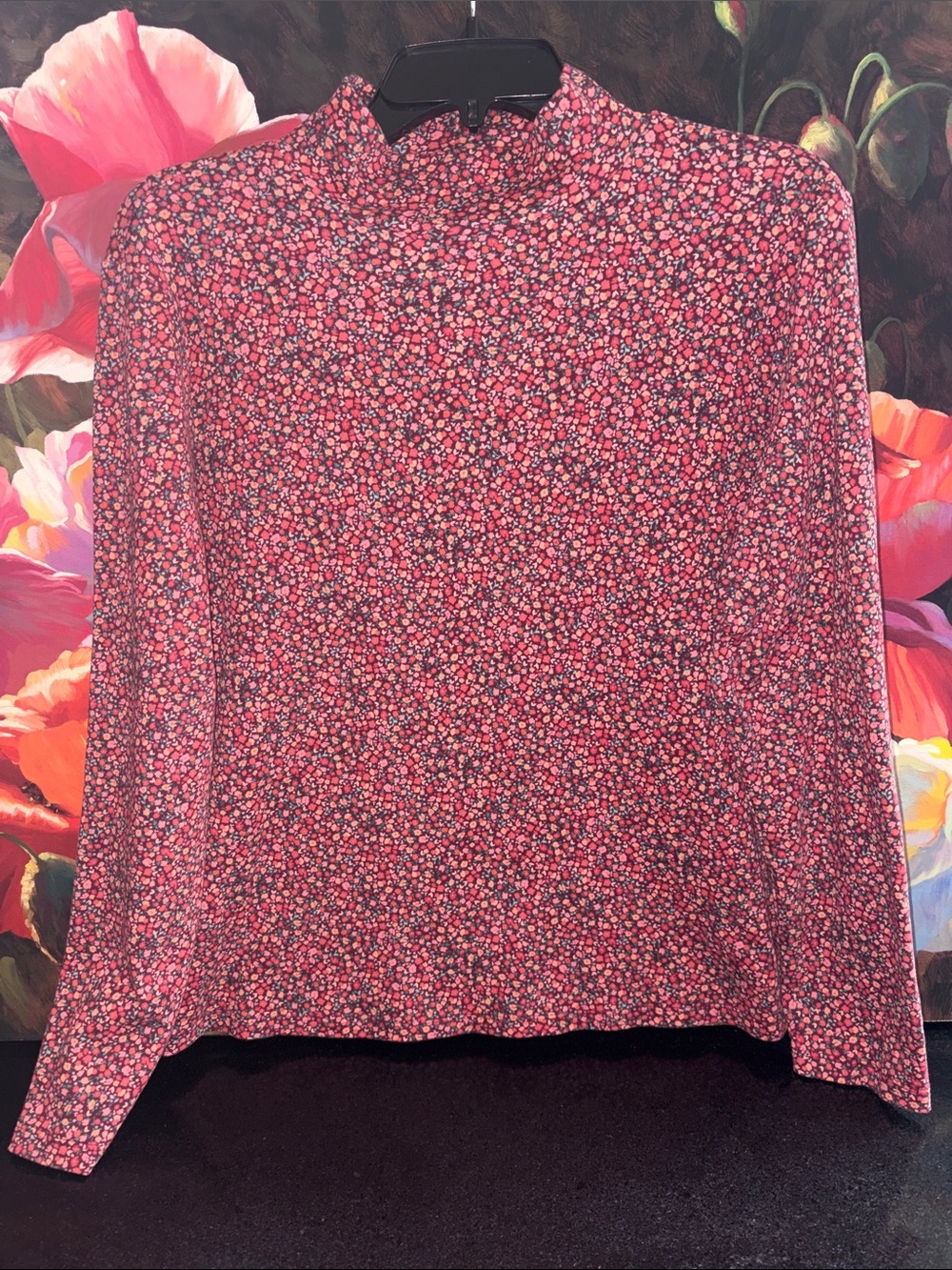 NWT croft & barrow Women's multi color Crew Neck Sweater